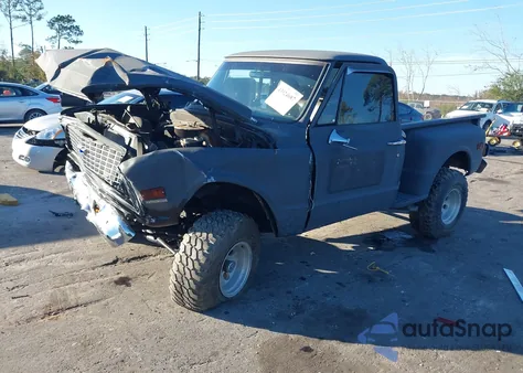 1971 Chevrolet C10 из США, поврежденный, VIN KE141F602760